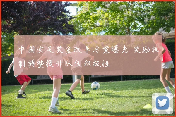 中国女足奖金改革方案曝光 奖励机制调整提升队伍积极性